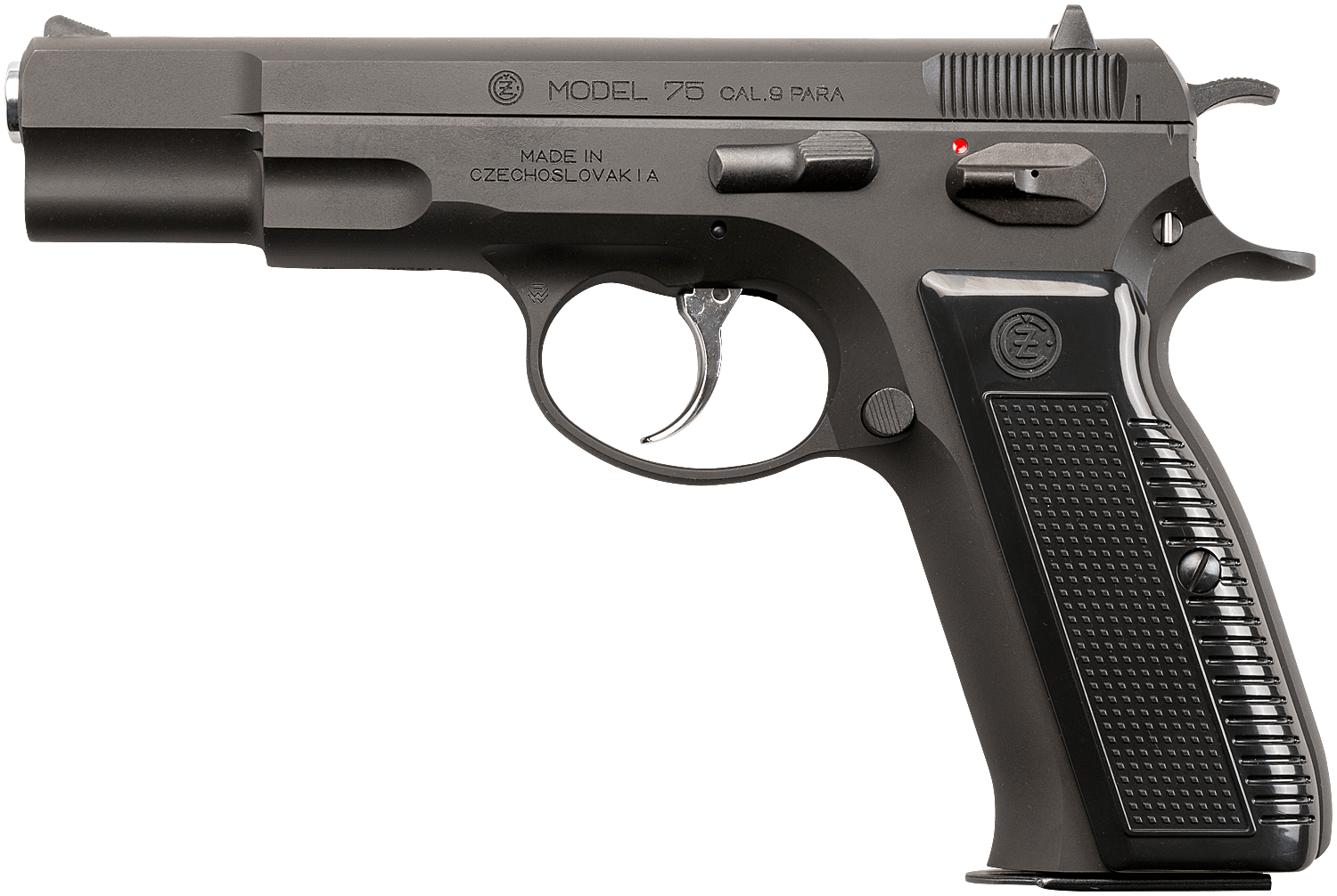 塗装ガスガン MGC CZ75 固定スライド 金属風仕上げ - ミリタリー