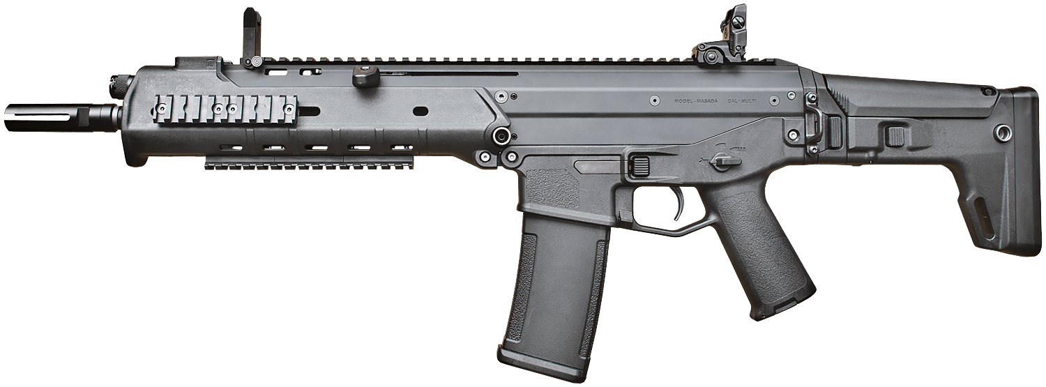 総合3位KSC MAGPUL MASADA P-MAG4点付、実MOEグリップ、PTSスリングマウント付 ガスガン