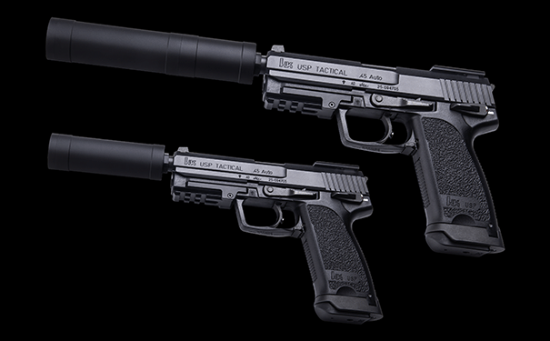 豪華フルセット！アクセサリー4点同梱版のUSP45タクティカル スライド